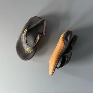 REEF Baby Slap Slingback Sand Water Sandal Brown 3/4 Beachwear Slip On Flip Flop
